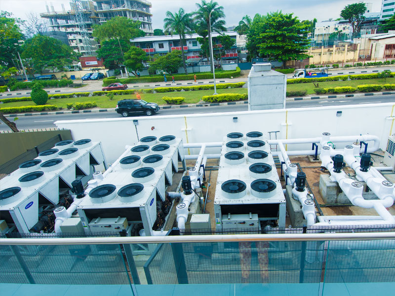 Air conditioning plant installed by VACC